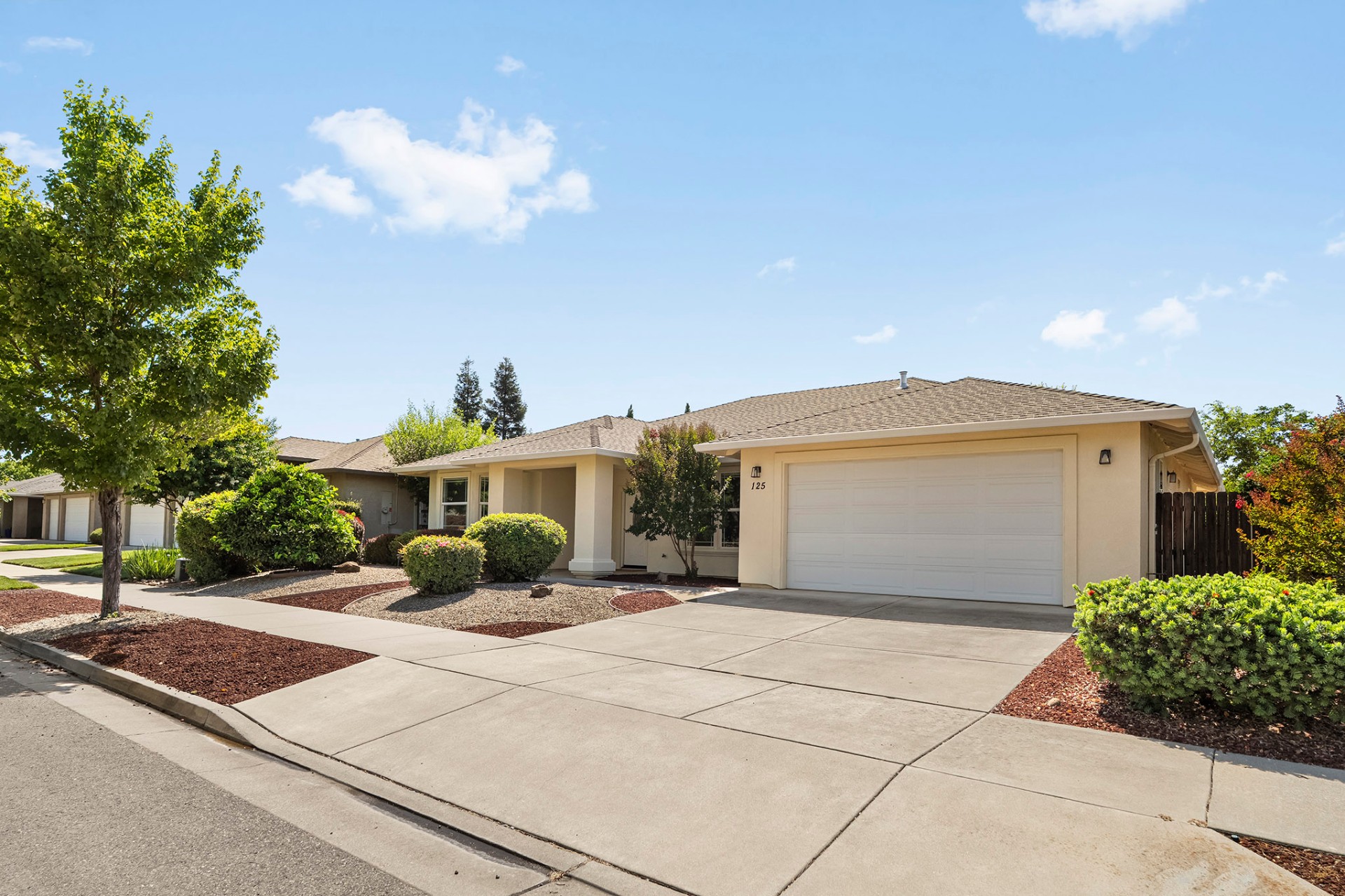Driveway and street view