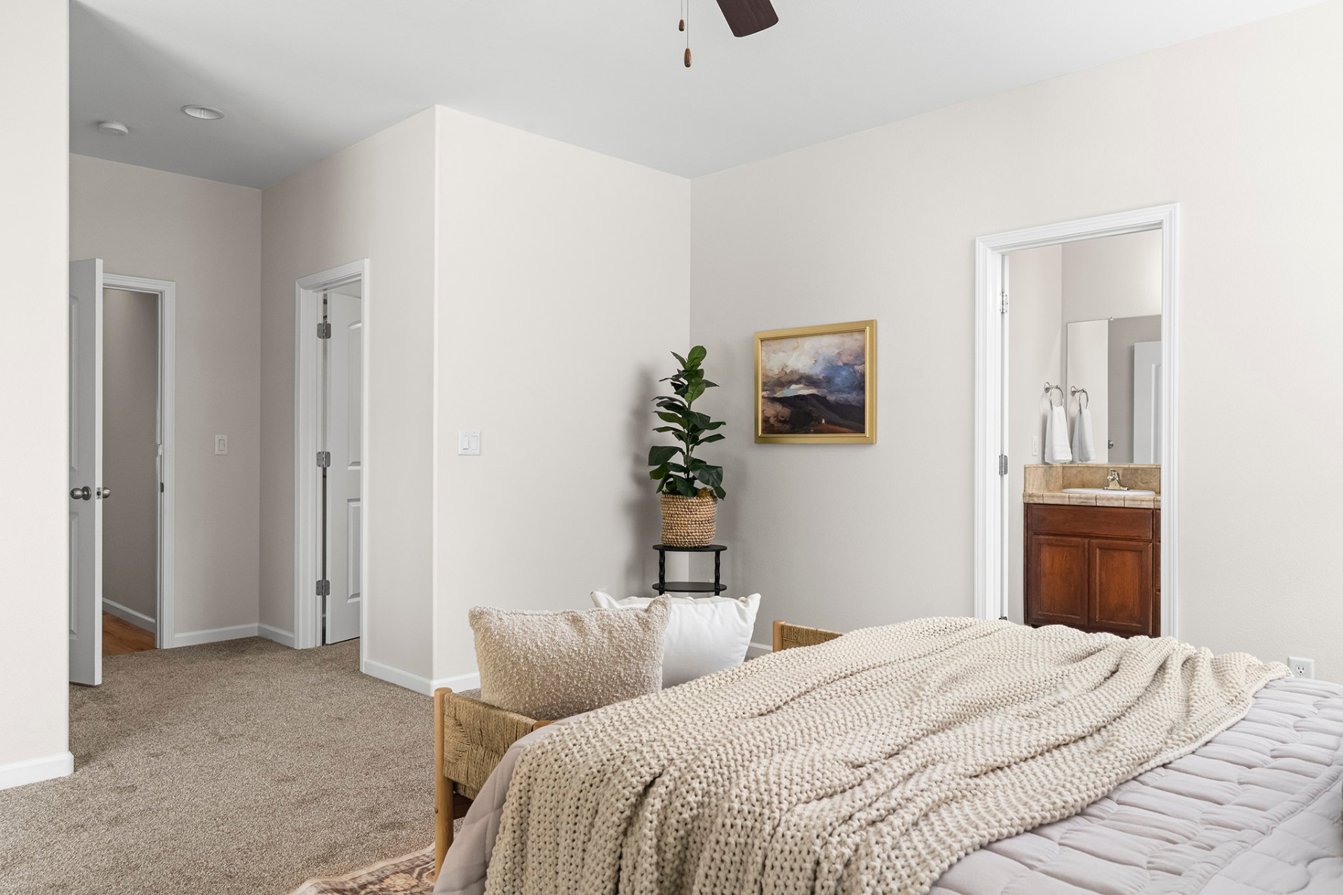 Primary suite entry