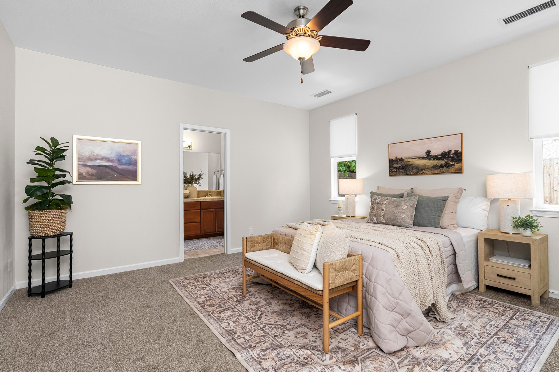 Primary bedroom with ensuite